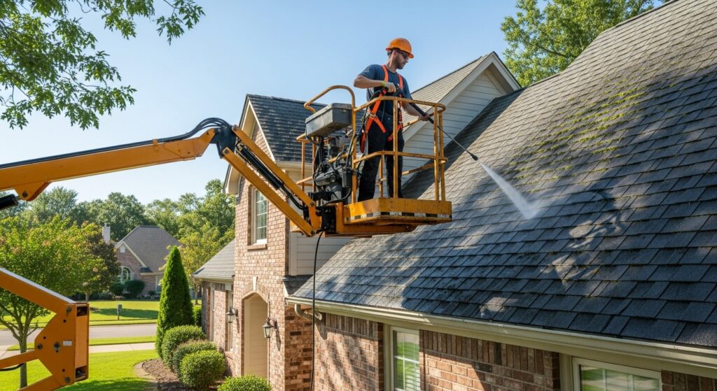 roof cleaning